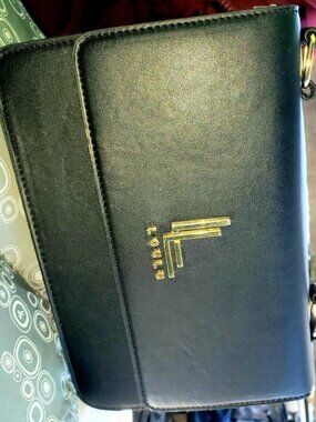 NWOT - LOULOU Classic Black Handheld Micro Hard Shell Bag - Never Used